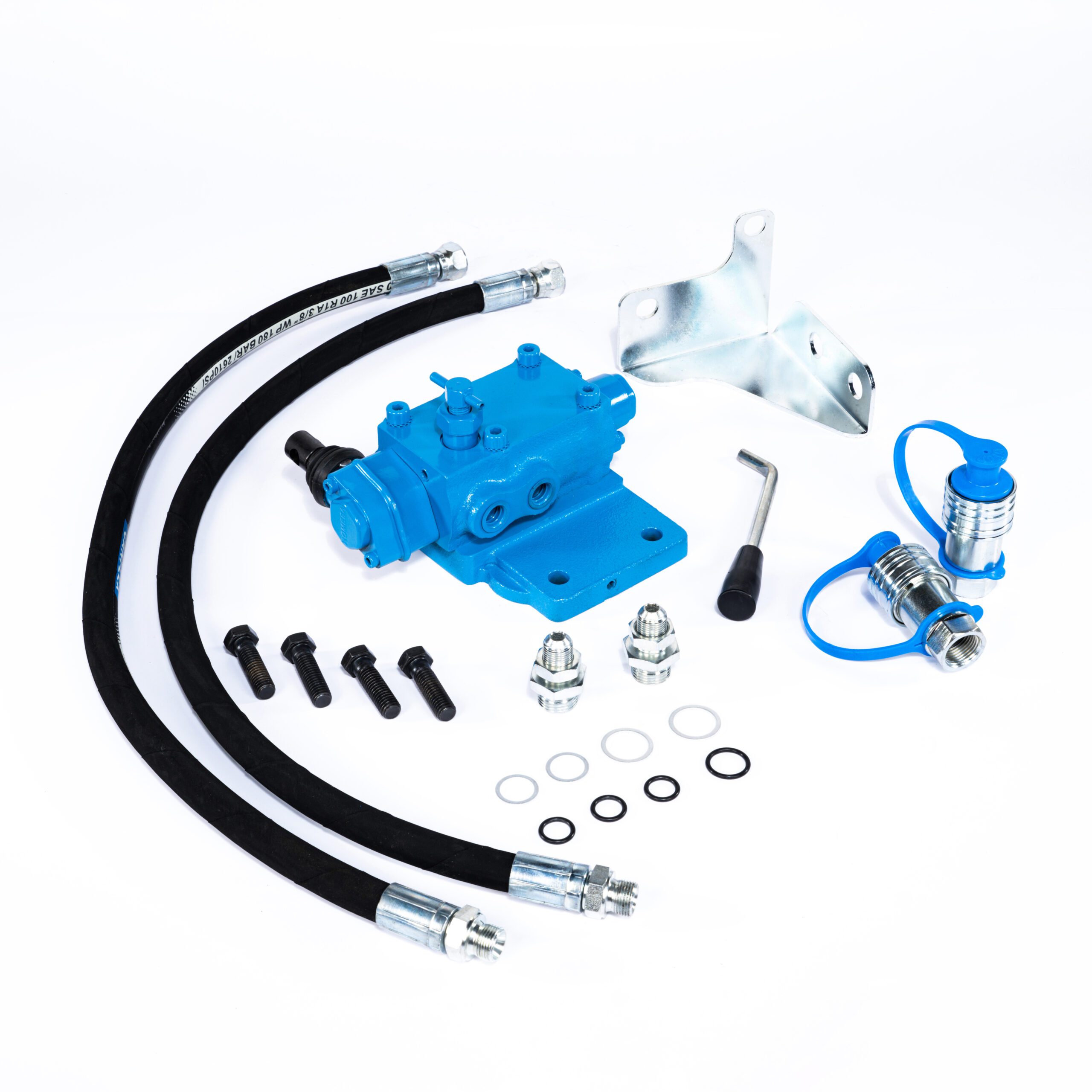 Hydraulic Remote Control Valve Kit for Ford 5000 5600 6000 6600 – Single Spool