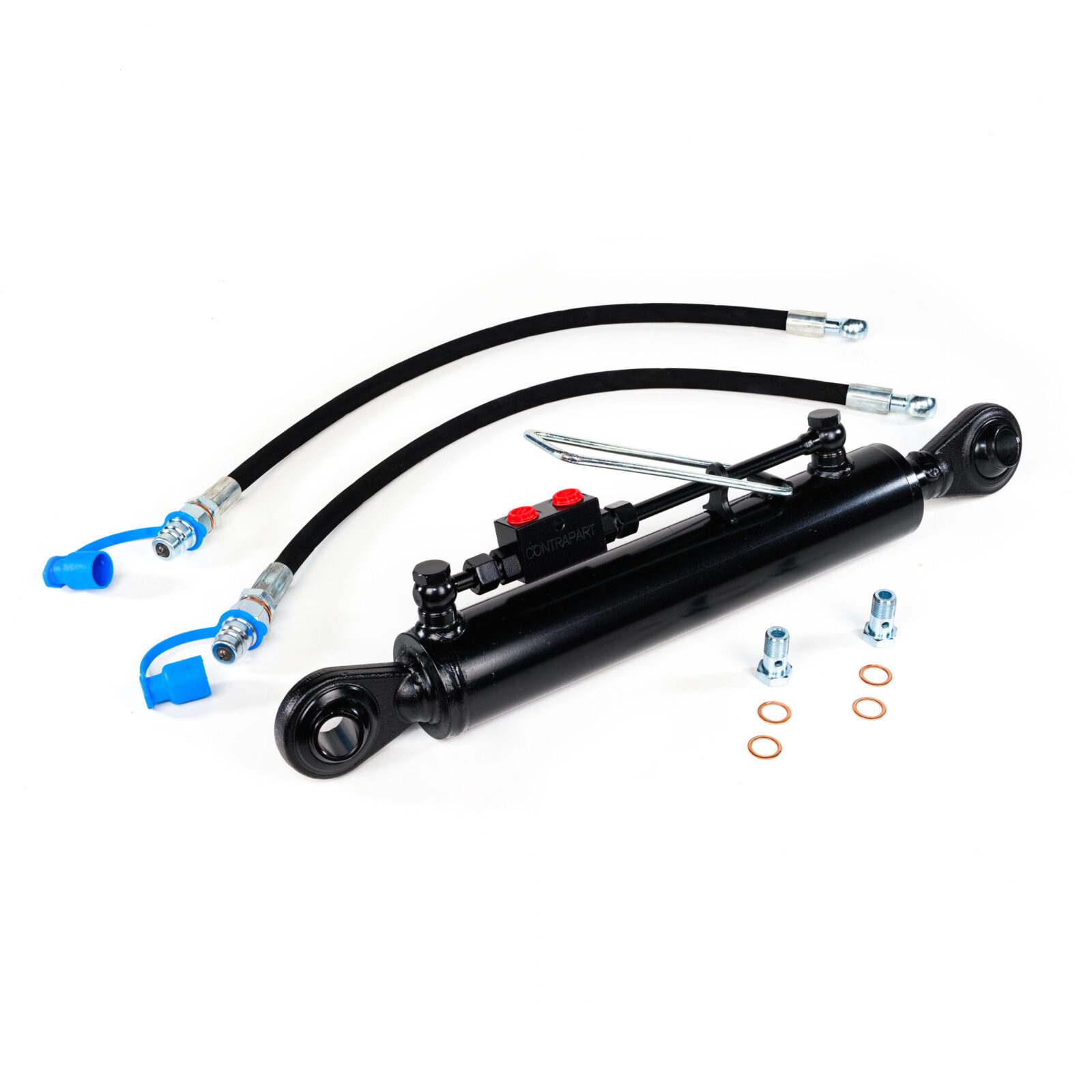 Hydraulic Top Link Cat. 2-2 (22 3/8” – 33 1/2) with Locking Block and 2 Hoses