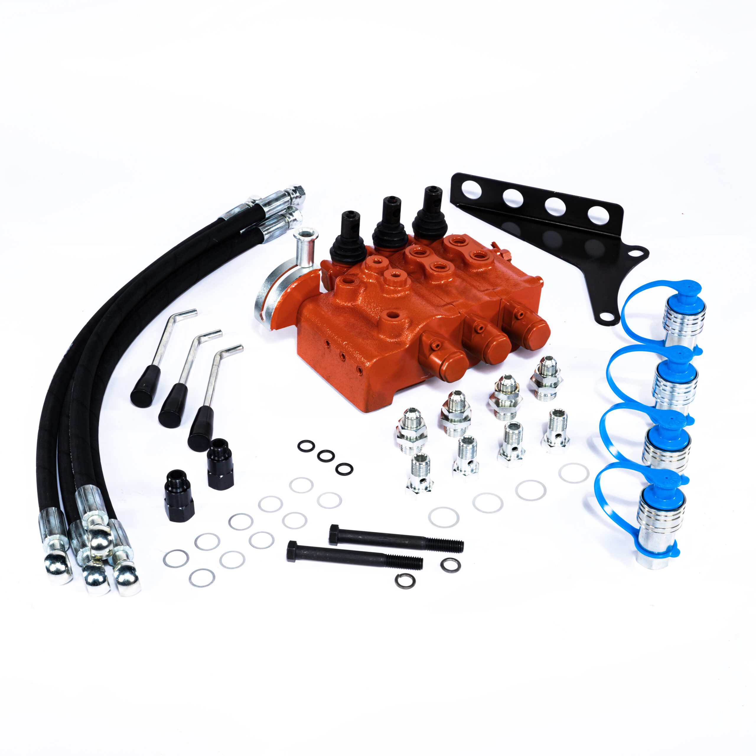 Hydraulic Remote Control Kit + 3 Point Linkage Controller for Massey Ferguson