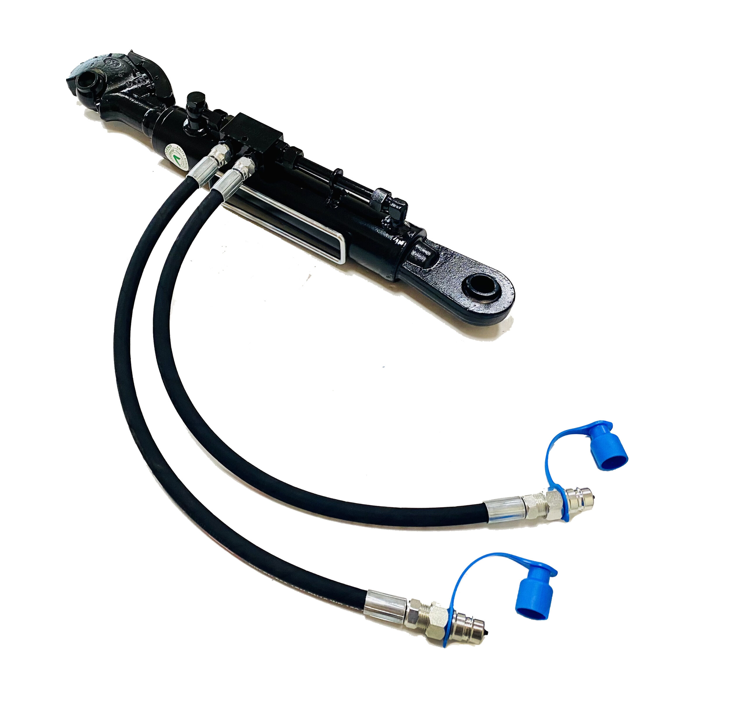 Hydraulic Top Link Cat 2-2 (23-6″-33,65″) with Hook, Locking Block and 2 x Hoses