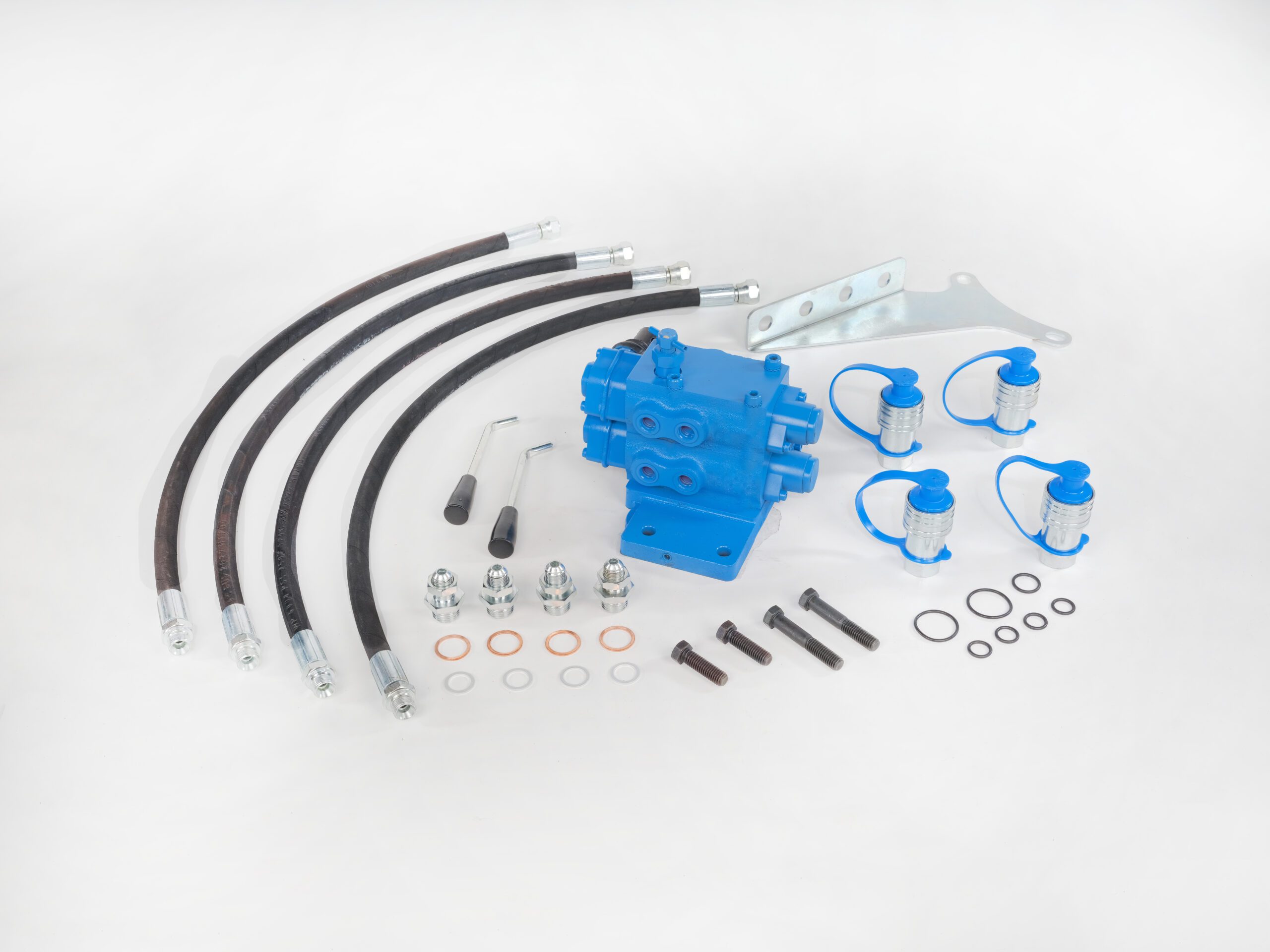 Dual Hydraulic Remote Control Valve Kit for Ford 600 700 800 2000 3000 4000 2610 2910+