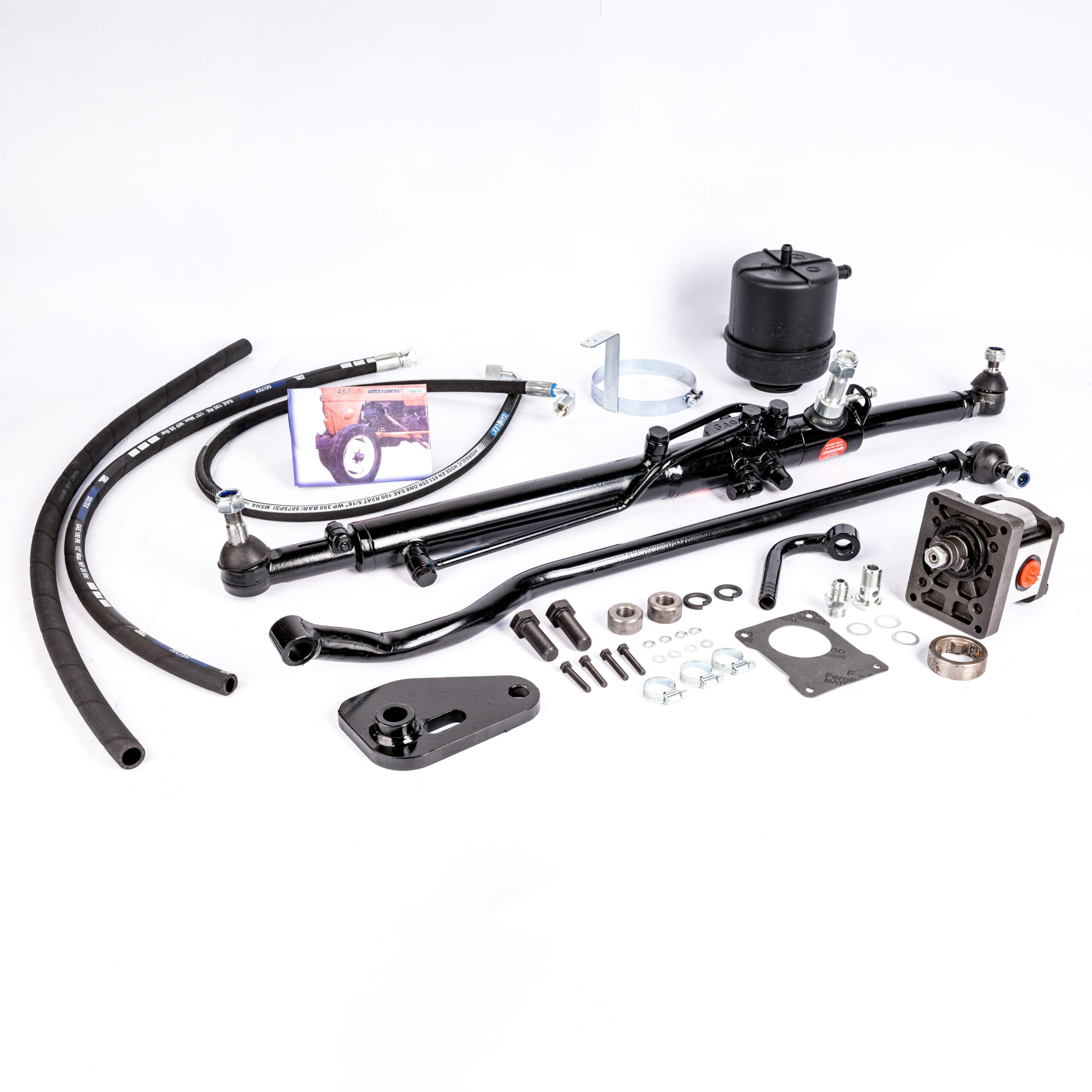 Power Steering Conversion Kit for Fiat 450-480-500-540 Classic – White Oliver 1255 1265 1270 2-50