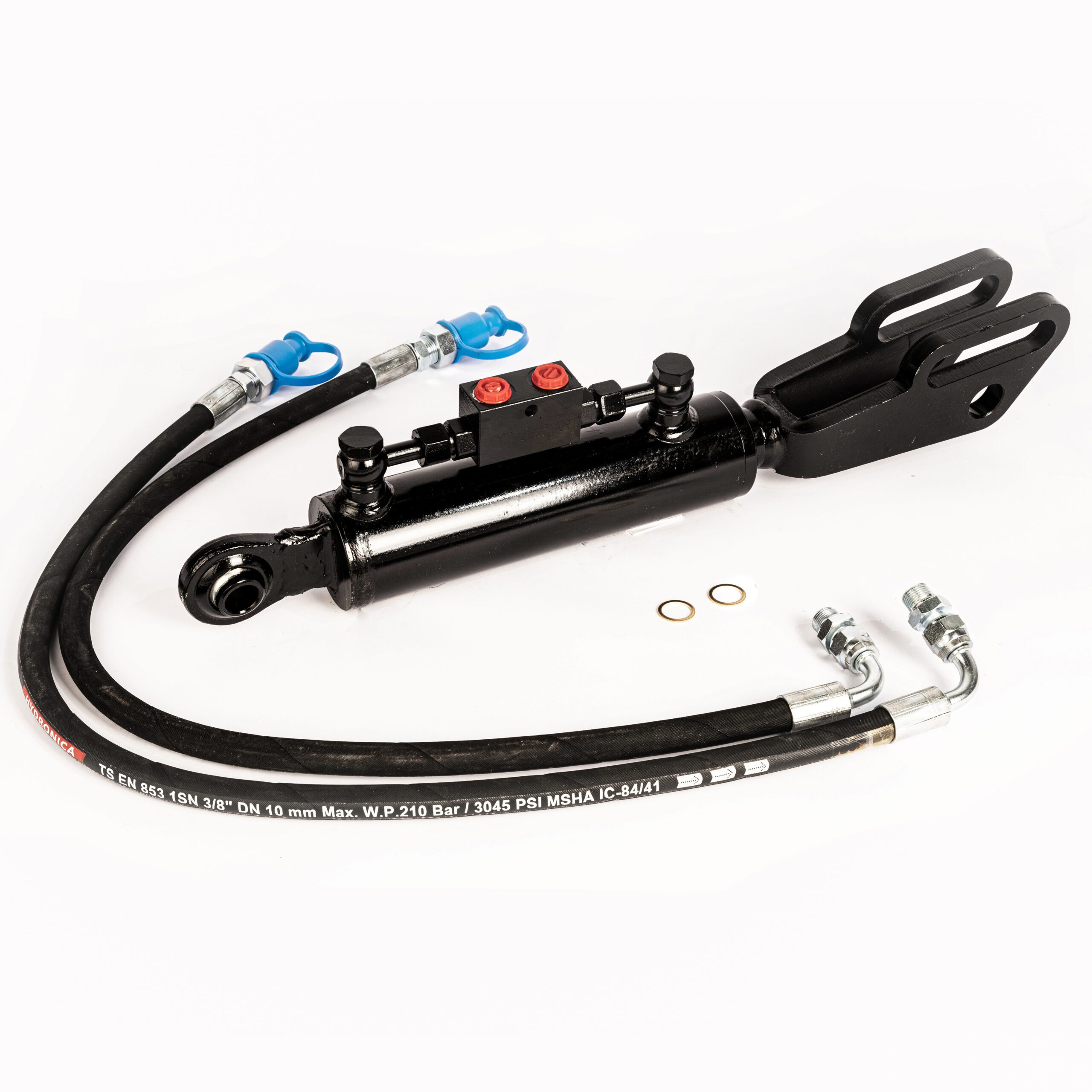 Hydraulic Side Link Cylinder Fits Several Tractors  17-3/4″, 21-5/8″)