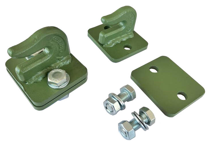 Tractor Bucket Hooks – Bolt On Hooks for Tractor Bucket – Heavy Duty Grab Hook Tow Hook