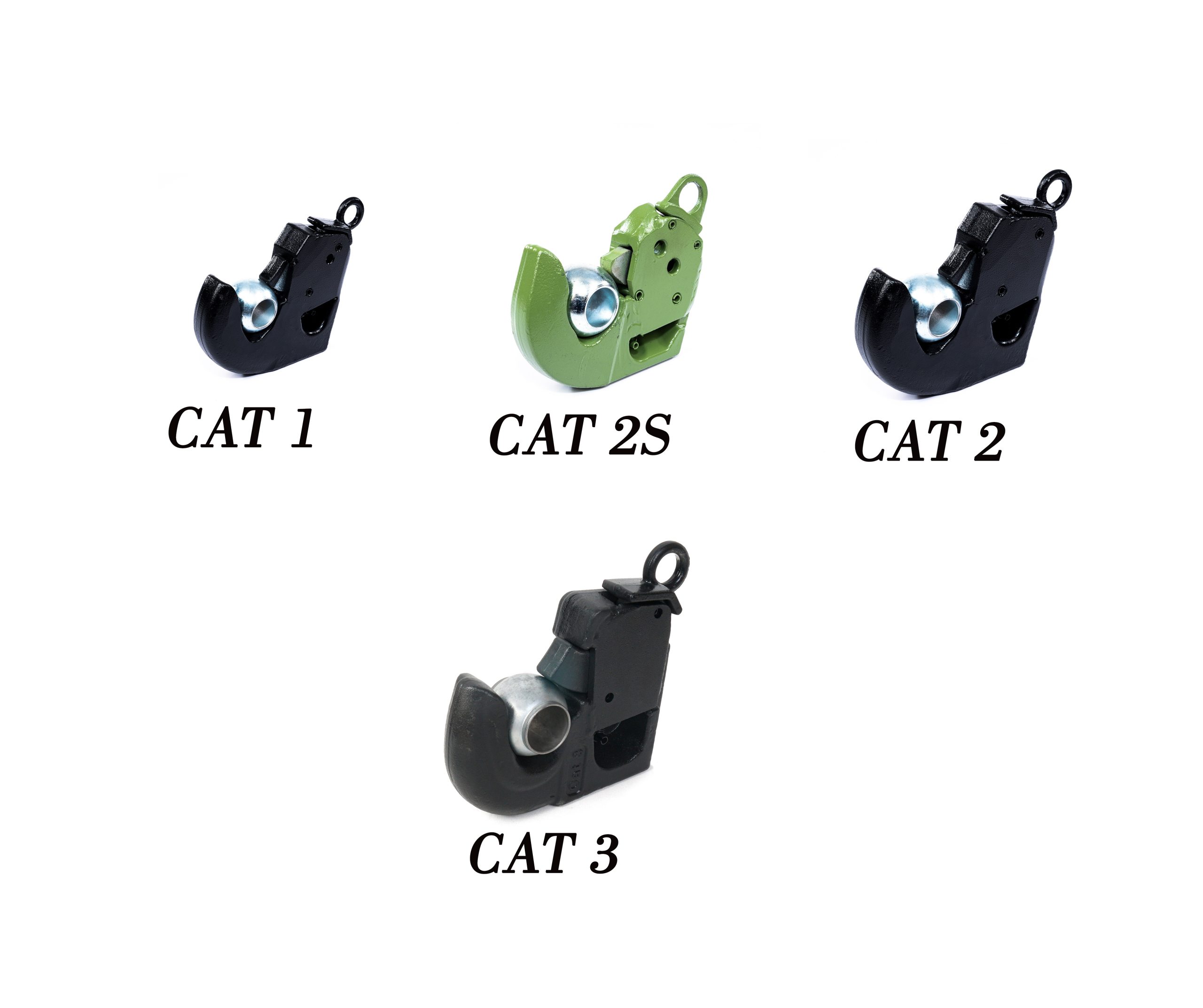 Tractor Lower Link Weld-on Hook (1 piece) – Quick Release Hitch Ball CAT.1 – CAT.2S – CAT.2- CAT.3